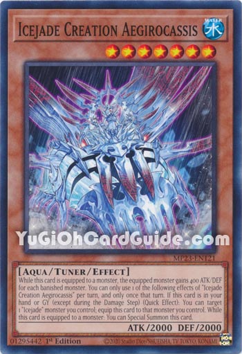 Yu-Gi-Oh Card: Icejade Creation Aegirocassis