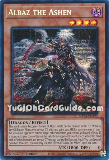Yu-Gi-Oh Card: Albaz the Ashen
