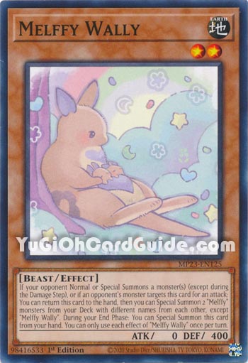Yu-Gi-Oh Card: Melffy Wally