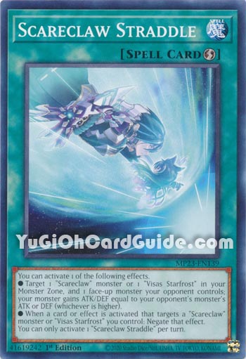 Yu-Gi-Oh Card: Scareclaw Straddle
