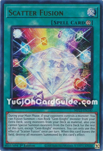 Yu-Gi-Oh Card: Scatter Fusion