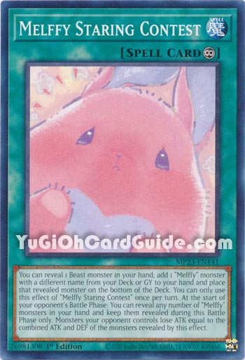 Yu-Gi-Oh Card: Melffy Staring Contest