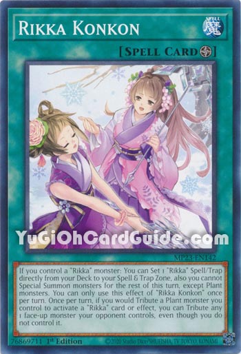 Yu-Gi-Oh Card: Rikka Konkon