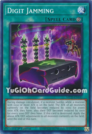 Yu-Gi-Oh Card: Digit Jamming