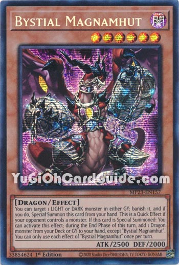 Yu-Gi-Oh Card: Bystial Magnamhut
