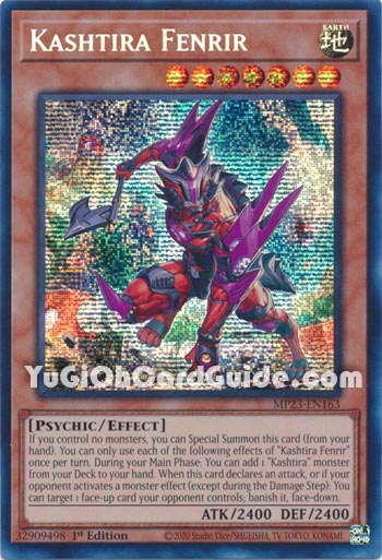 Yu-Gi-Oh Card: Kashtira Fenrir