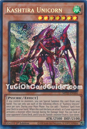 Yu-Gi-Oh Card: Kashtira Unicorn