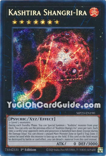 Yu-Gi-Oh Card: Kashtira Shangri-Ira