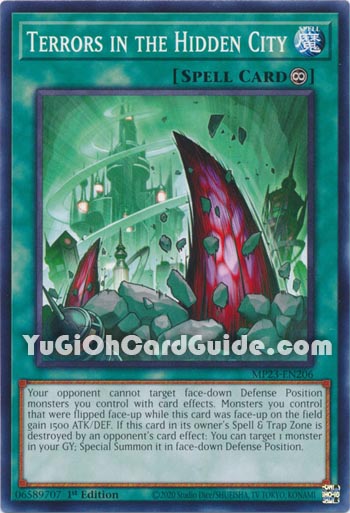 Yu-Gi-Oh Card: Terrors in the Hidden City