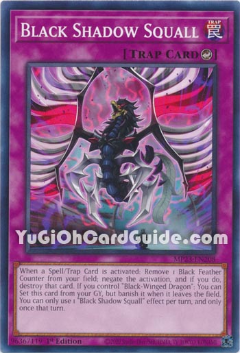 Yu-Gi-Oh Card: Black Shadow Squall