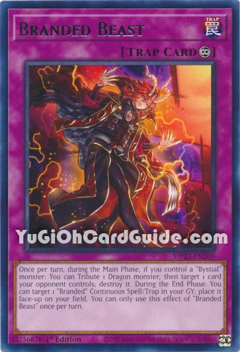 Yu-Gi-Oh Card: Branded Beast