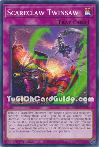 Yu-Gi-Oh Card: Scareclaw Twinsaw