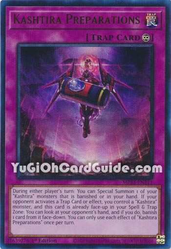 Yu-Gi-Oh Card: Kashtira Preparations