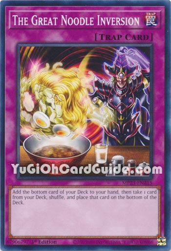 Yu-Gi-Oh Card: The Great Noodle Inversion