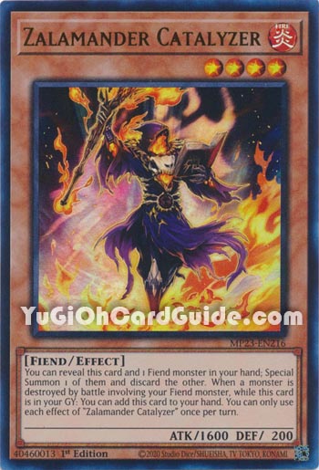 Yu-Gi-Oh Card: Zalamander Catalyzer