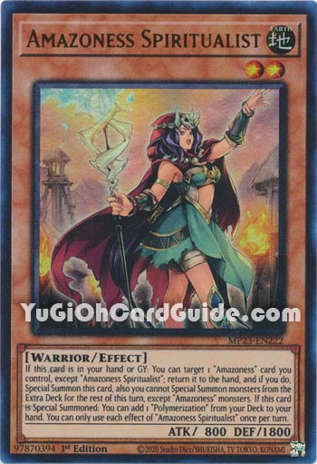 Yu-Gi-Oh Card: Amazoness Spiritualist