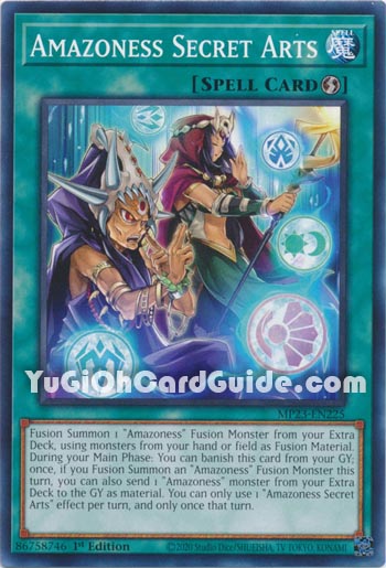 Yu-Gi-Oh Card: Amazoness Secret Arts