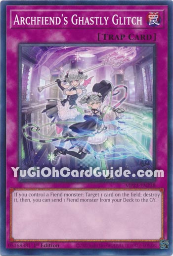 Yu-Gi-Oh Card: Archfiend's Ghastly Glitch
