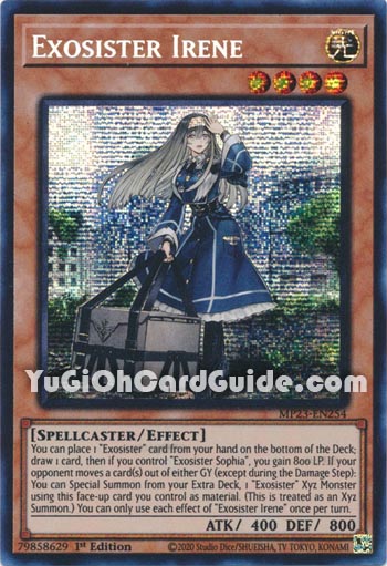 Yu-Gi-Oh Card: Exosister Irene