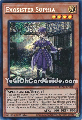 Yu-Gi-Oh Card: Exosister Sophia