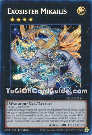Yu-Gi-Oh Card: Exosister Mikailis