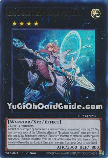 Yu-Gi-Oh Card: Exosister Kaspitell
