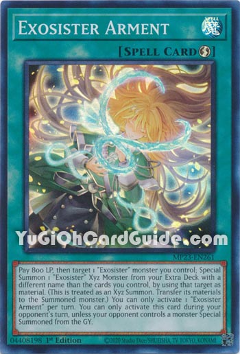 Yu-Gi-Oh Card: Exosister Arment