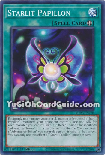 Yu-Gi-Oh Card: Starlit Papillon