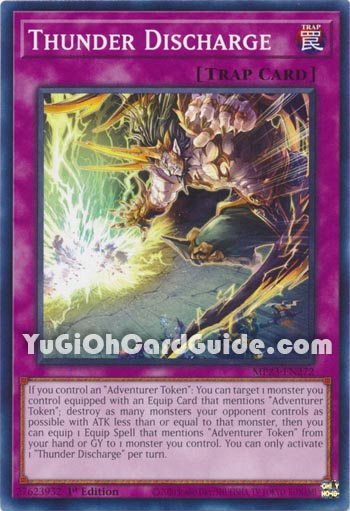 Yu-Gi-Oh Card: Thunder Discharge