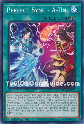 Yu-Gi-Oh Card: Perfect Sync - A-Un