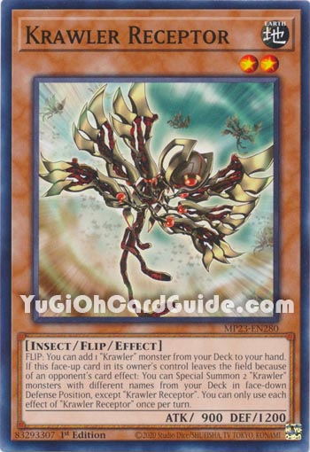 Yu-Gi-Oh Card: Krawler Receptor