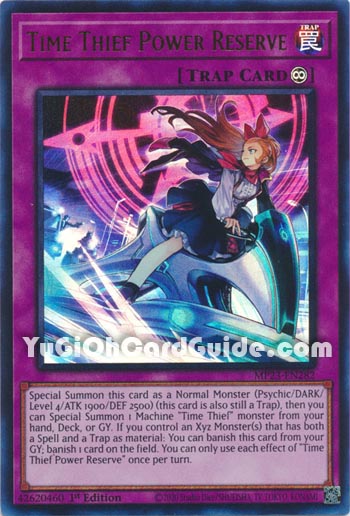 Yu-Gi-Oh Card: Time Thief Power Reserve