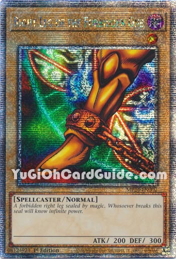 Yu-Gi-Oh Card: Right Leg of the Forbidden One