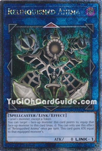 Yu-Gi-Oh Card: Relinquished Anima