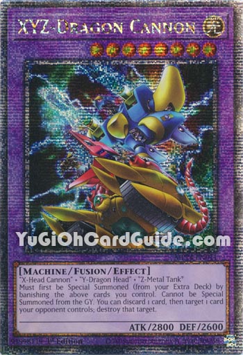 Yu-Gi-Oh Card: XYZ-Dragon Cannon