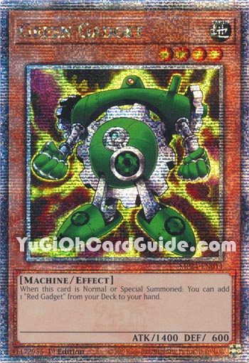 Yu-Gi-Oh Card: Green Gadget