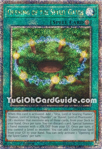 Yu-Gi-Oh Card: Opening of the Spirit Gates