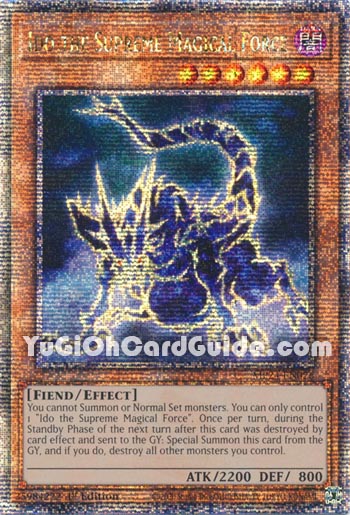 Yu-Gi-Oh Card: Ido the Supreme Magical Force