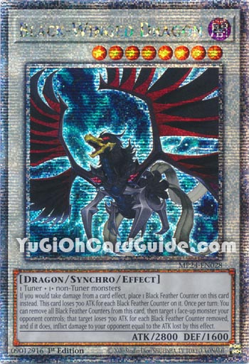 Yu-Gi-Oh Card: Black-Winged Dragon