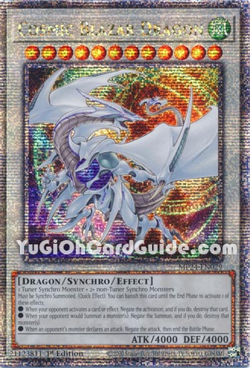 Yu-Gi-Oh Card: Cosmic Blazar Dragon