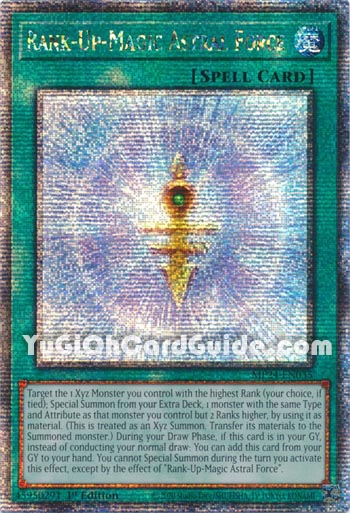 Yu-Gi-Oh Card: Rank-Up-Magic Astral Force