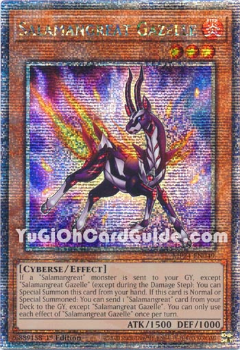 Yu-Gi-Oh Card: Salamangreat Gazelle