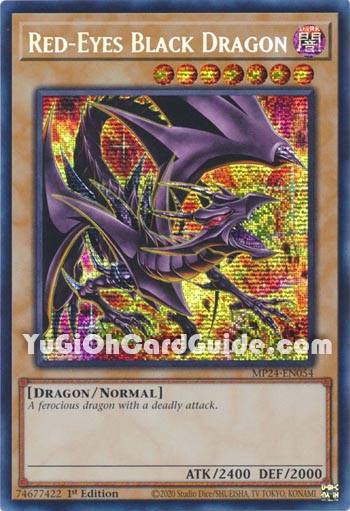 Yu-Gi-Oh Card: Red-Eyes Black Dragon