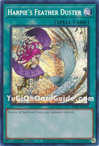 Yu-Gi-Oh Card: Harpie's Feather Duster