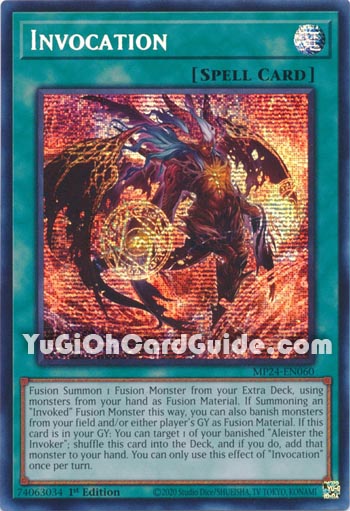 Yu-Gi-Oh Card: Invocation