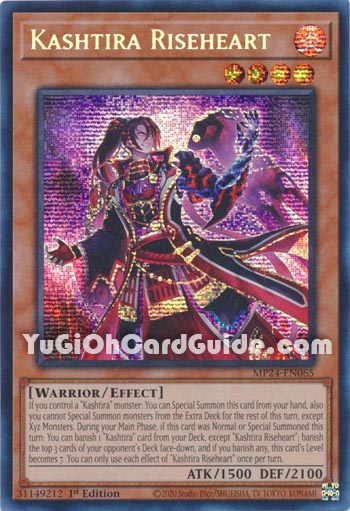 Yu-Gi-Oh Card: Kashtira Riseheart