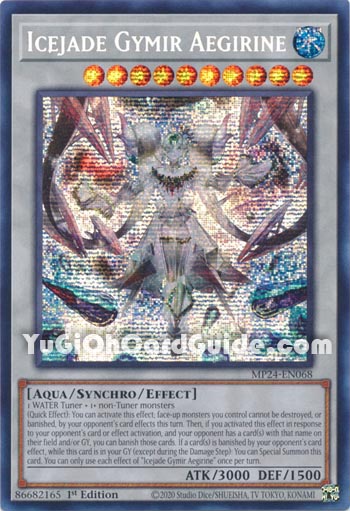 Yu-Gi-Oh Card: Icejade Gymir Aegirine