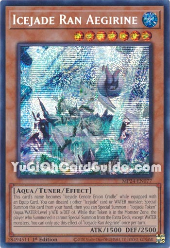 Yu-Gi-Oh Card: Icejade Ran Aegirine