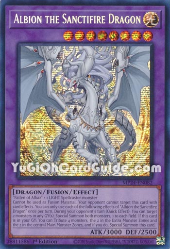 Yu-Gi-Oh Card: Albion the Sanctifire Dragon