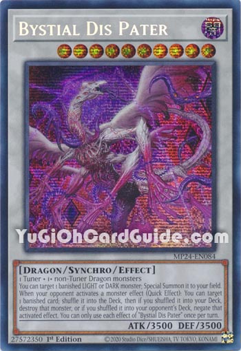 Yu-Gi-Oh Card: Bystial Dis Pater